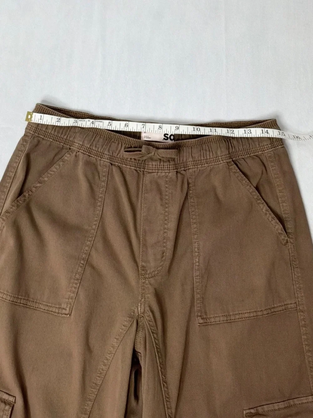 SO Juniors Brown Cargo Pants Size M - Picture 5 of 7